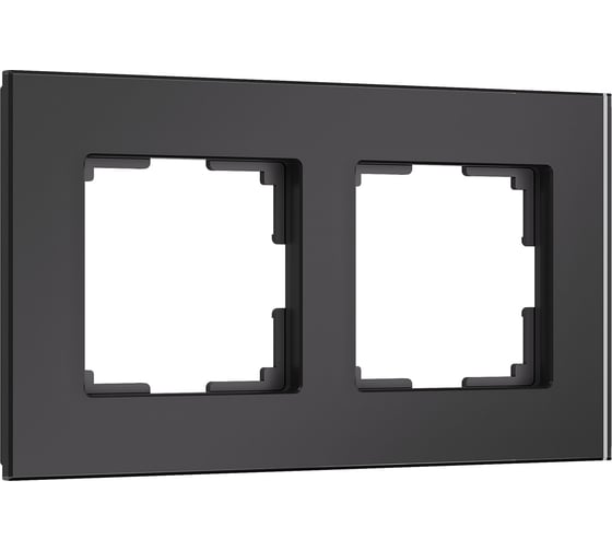 Изображение товара Рамка WERKEL на 2 поста senso (черный, стекло soft-touch) a064573