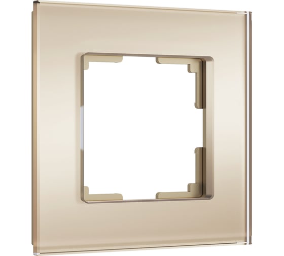 Изображение товара Рамка WERKEL на 1 пост senso (шампань, стекло soft-touch) a064576