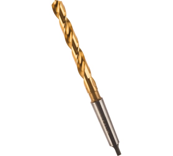 Изображение товара Сверло по металлу Профоснастка 15,5 мм КМ2 HSS M2 TIN/118 DIN 345, 1 шт., №2095 30205095