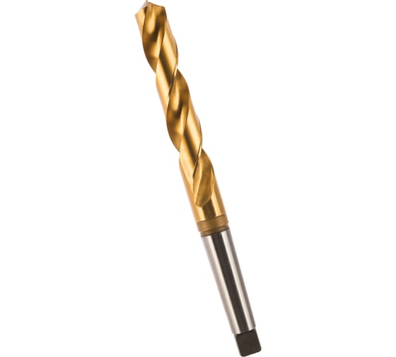 Изображение товара Сверло по металлу Профоснастка диам. 26 мм КМ3 HSS M2 TIN/118град. DIN 345, 1 шт., №2136, 30205136