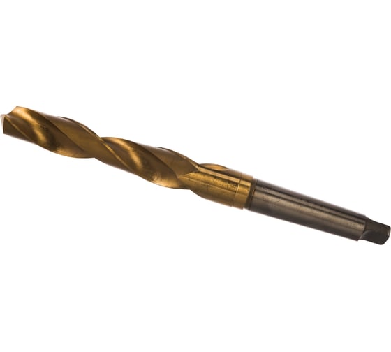 Изображение товара Сверло по металлу Профоснастка 27 мм КМ3 HSS M2 TIN/118 DIN 345, 1 шт., №2140 30205140