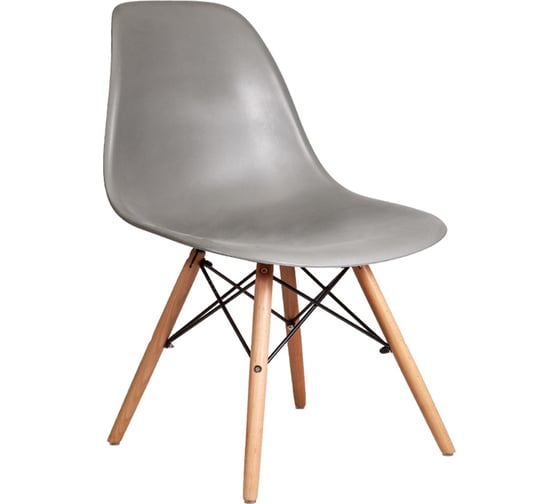 Изображение товара Стул AKS Home KORD PP, серый/дерево 58451