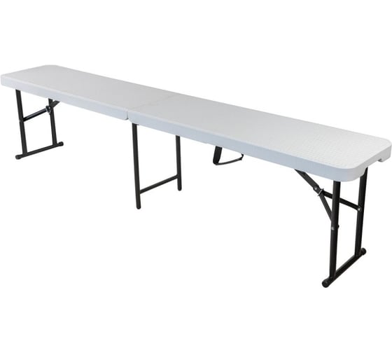 Изображение товара Складной переносной стул WMC TOOLS 183x30x43 см, белый WMC-SN180W(56488)