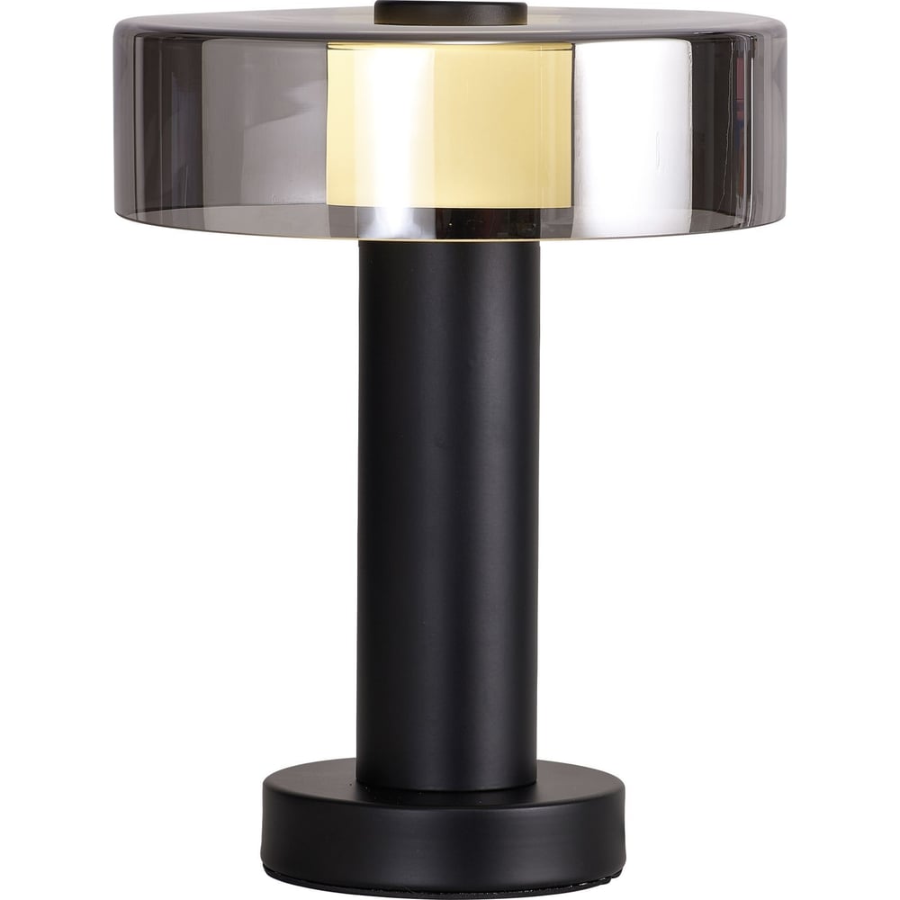 Изображение товара Настольная лампа MANTRA GIN 8427 черная со стеклянным плафоном