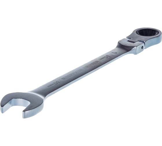 Изображение товара Комбинированный трещоточный ключ с шарниром 30 мм Berger BG BG1257