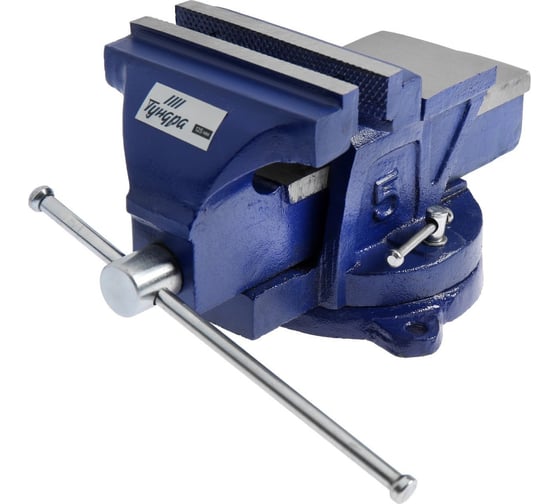 Изображение товара Слесарные тиски ТУНДРА с наковальней, высокопрочный чугун ВЧ-40, 125 мм 1627885