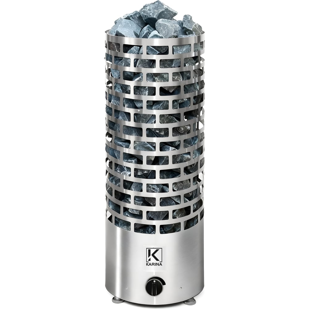 Изображение товара Электрическая печь Karina Nova 6 No-6-220/380 для парилки 6 кВт напольная