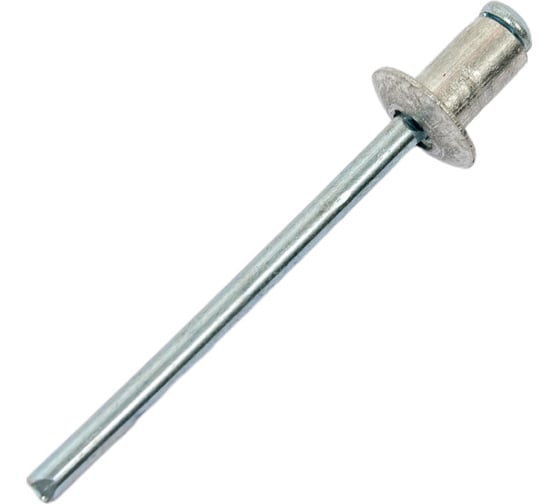 Изображение товара Заклёпка вытяжная алюминий/оцинкованная сталь (200 шт; 4х6 мм) Качественный КРЕПЕЖ 0200687 КЧ