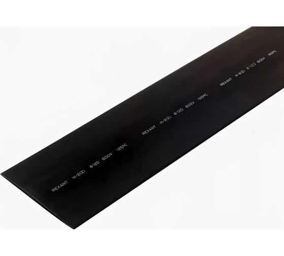 Изображение товара Термоусадочная трубка REXANT ТУТнг 80,0 / 40,0 мм 1м чёрная 10 шт 25-0080