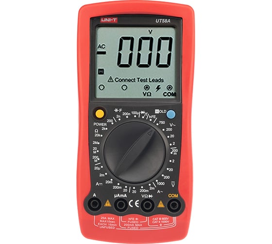 Изображение товара Универсальный мультиметр UNI-T UT 58A 13-1020