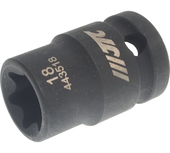 Изображение товара Головка торцевая ударная JTC 6-гранная 1/2" х E18 -443518 525950