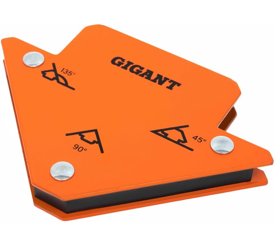 Изображение товара Угольник магнитный стрелка 25LBS (45, 90, 135 град; усилие 11 кг) Gigant G-0514