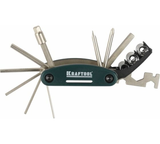 Изображение товара Набор KRAFTOOL для обслуживания велосипеда 16-в-1 26182-H16