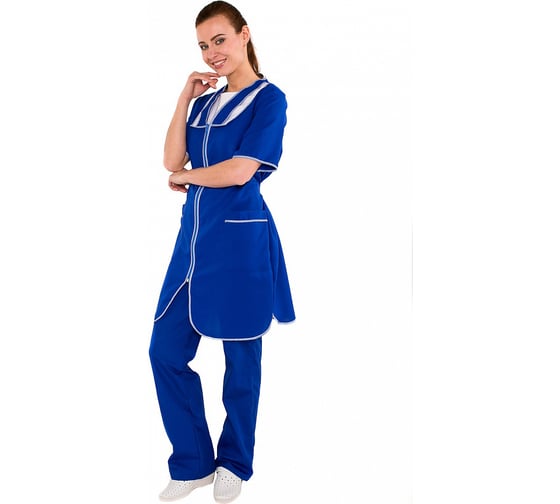 Изображение товара Женский халат ФАКЕЛ Сакура васильковый, р.54 52983000.007