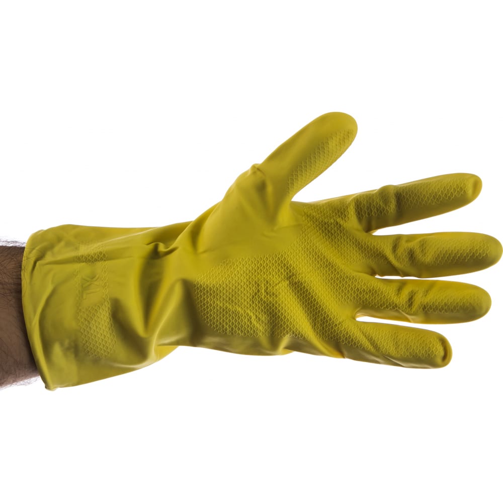 Хозяйственные резиновые перчатки AVIORA перчатки хозяйственные винил одноразовые неопудренные s 100 шт 8787