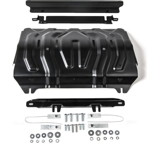 Изображение товара Защита радиатора для Mitsubishi L200 2015-н.в., st 2mm, крепеж в комплекте АвтоБроня 111.04046.2