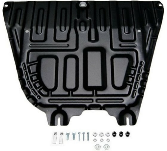 Изображение товара ЗК+КПП Hyundai Solaris 2017-н.в./Kia Rio X-Line 2017-н.в., сталь 2 мм АвтоБроня 111.02370.1