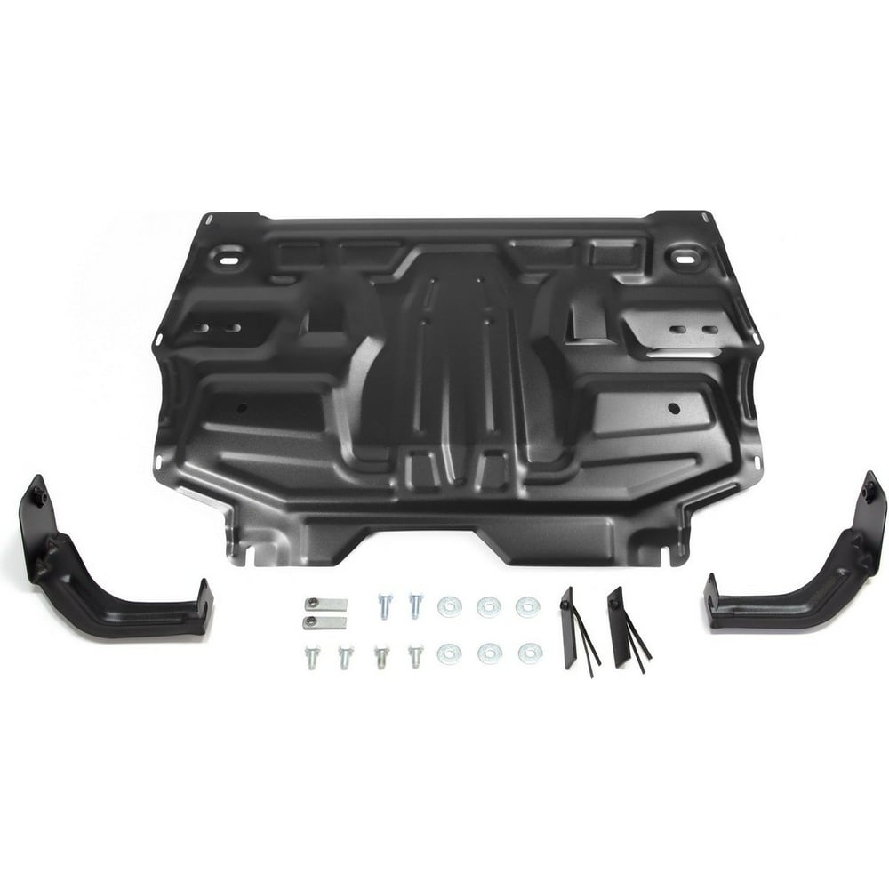 Защита картера и КПП Seat Ibiza 2008-2014/Skoda Fabia 2007-2015/Fabia RS 2010-2015 АвтоБроня