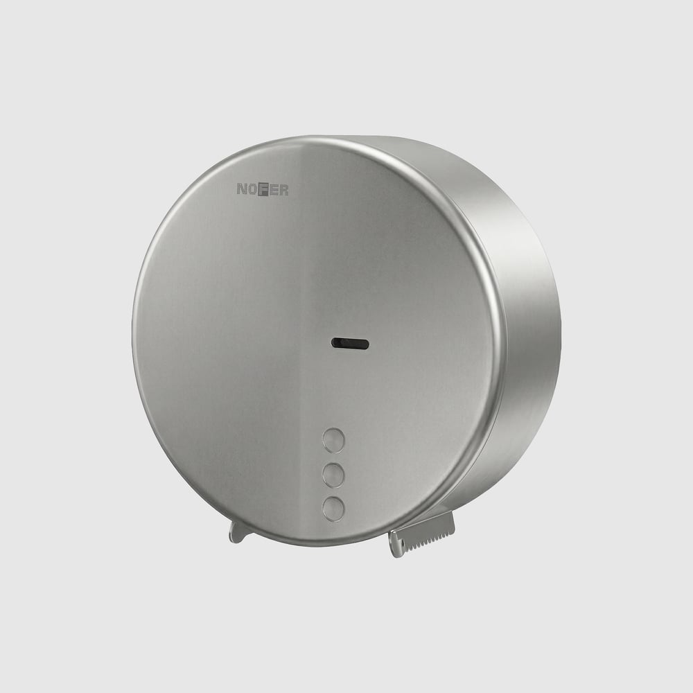 Изображение товара Диспенсер для туалетной бумаги из нержавеющей стали Nofer industrial evo матовый 05046.S Изображение товара Диспенсер для туалетной бумаги из нержавеющей стали Nofer industrial evo матовый 05046.S