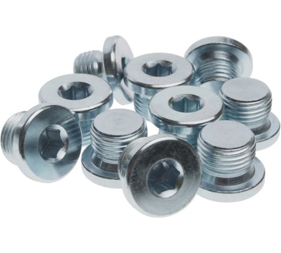 Изображение товара Набор маслосливных пробок JTC размер диам.17 х шаг 1.5 х длина 12 х H8 мм 10 шт. 20061