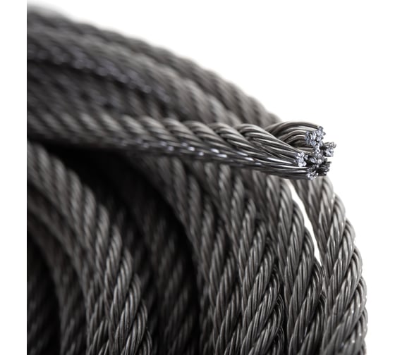 Изображение товара Трос нержавеющий REXANT  d=5мм (моток 20м) 09-5505