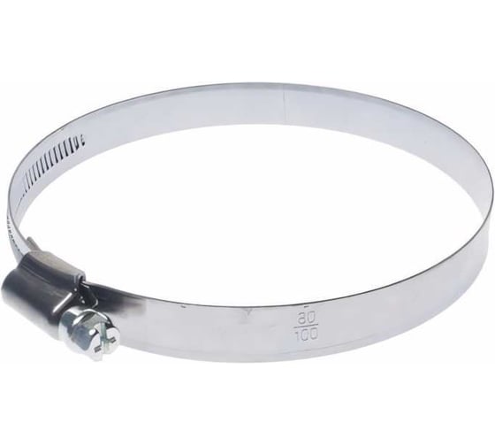 Изображение товара Хомут червячный 80-100мм нержавеющая сталь ширина ленты 12мм JTC ZN100 461874