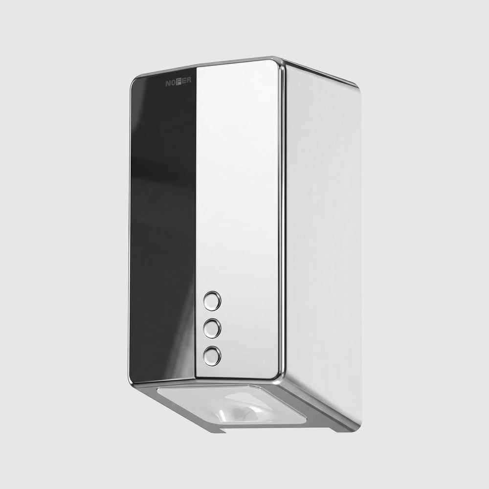 Изображение товара Сушилка сенсорная Nofer FUGA EVO глянцевый 800 W нерж. сталь 01831.B Изображение товара Сушилка сенсорная Nofer FUGA EVO глянцевый 800 W нерж. сталь 01831.B