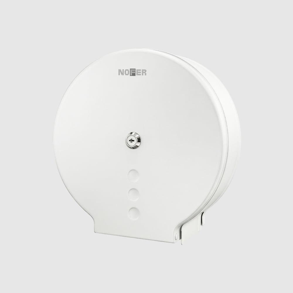 Изображение товара Диспенсер для туалетной бумаги Nofer нерж. сталь INDUSTRIAL белый 05006.W
