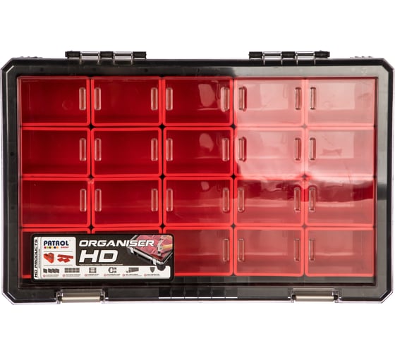 Изображение товара Органайзер 20 емкостей 39х60х11см PATROL HD 600 146140