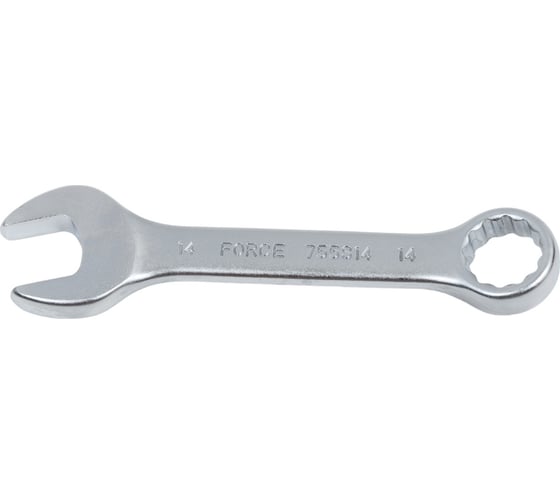 Изображение товара Комбинированный короткий ключ FORCE 14мм 755S14