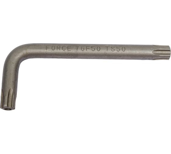 Изображение товара Г-образный 5-гранный ключ с отверстием TS50 FORCE 76F50