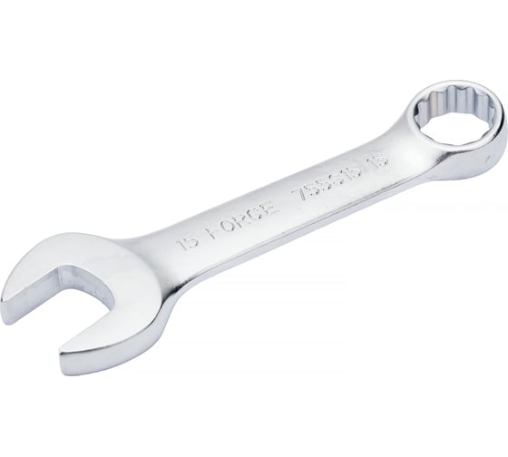 Изображение товара Комбинированный короткий ключ FORCE 15мм 755S15