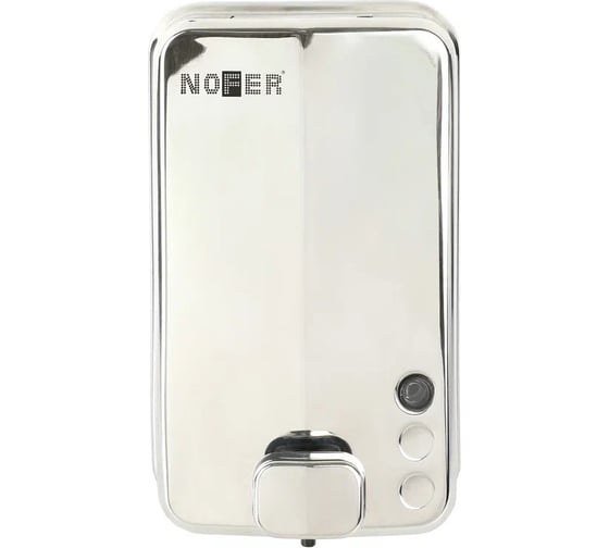 Изображение товара Диспенсер для мыла Nofer INOXevo глянцевый прямоугольный 1000 мл 03050.B