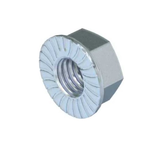 Изображение товара Гайка комбинированная OBO Bettermann KM M6 G, для болтовых соединений, М6х14 мм, сталь, гальваническое оцинкование (100 шт/уп) 6408958