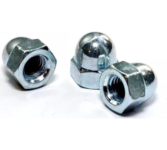 Изображение товара Колпачковая гайка Качественный КРЕПЕЖ DIN 1587 М8 100 шт 0301252 КЧ