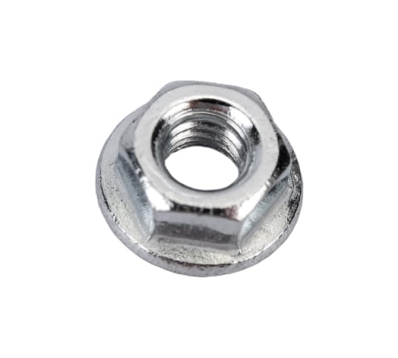 Изображение товара Гайка с фланцем Качественный КРЕПЕЖ DIN 6923 М4 600 шт 0301300 КЧ