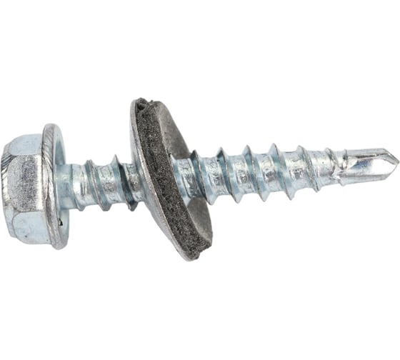 Изображение товара Кровельный саморез Качественный КРЕПЕЖ цинк, 4.8х29 мм, 55 шт 0200167 КЧ