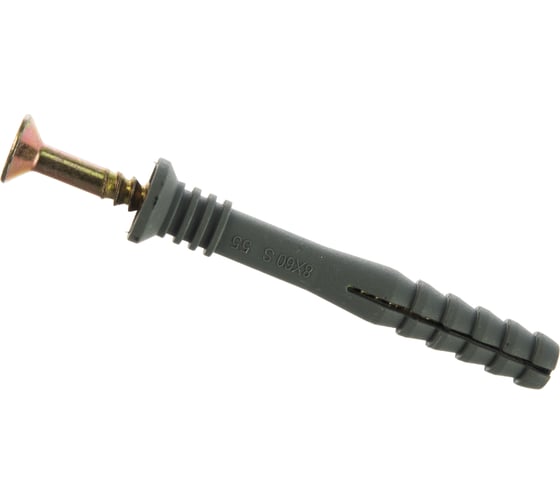 Изображение товара Дюбель-гвоздь Качественный КРЕПЕЖ потайной бортик, 8х60, 30 шт 0300621 КЧ