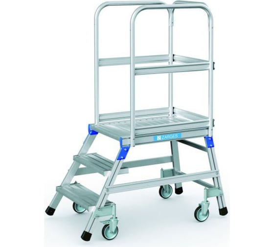 Изображение товара Передвижная подмость Zarges с односторонним подъемом и площадкой 4 ступени 41972