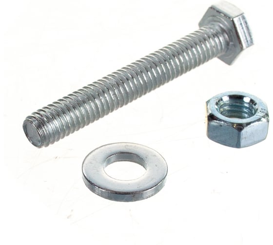 Изображение товара Болт с ш/г полная резьба DIN 933 Качественный КРЕПЕЖ набор 6х40 65 шт 0301015 КЧ