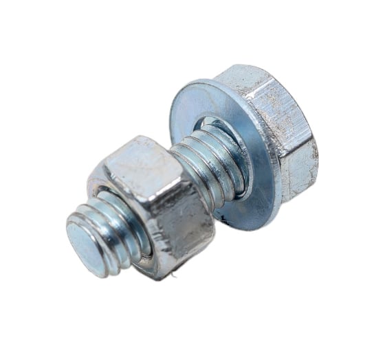 Изображение товара Болт с ш/г полная резьба DIN 933 Качественный КРЕПЕЖ набор 5х12 180 шт 0300997 КЧ