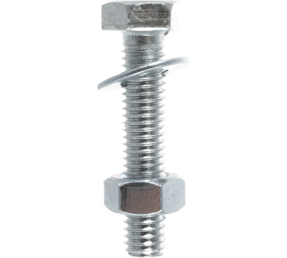 Изображение товара Болт с ш/г полная резьба DIN 933 Качественный КРЕПЕЖ набор 8х40 30 шт 0301039 КЧ