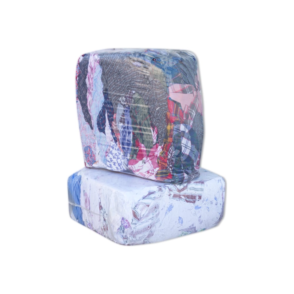 Изображение товара Цветная трикотажная ветошь Insparion 10 кг для уборки и технических работ