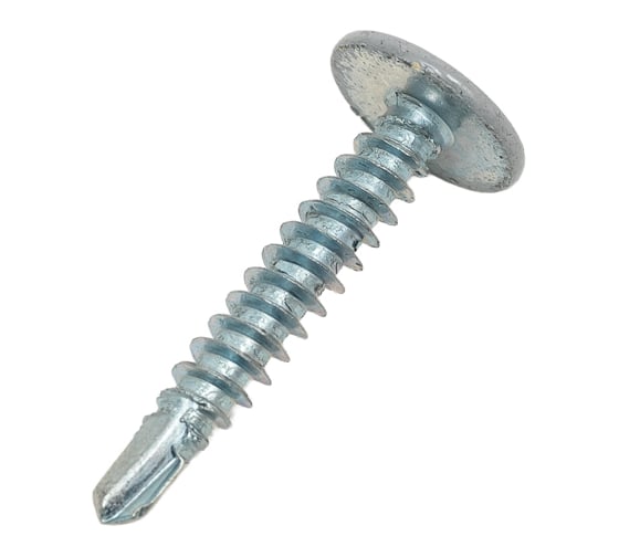 Изображение товара Прессшайба Качественный КРЕПЕЖ 4.2х25 мм, серая RAL 7004, сверло, 230 шт 0300321 КЧ