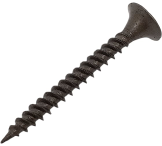 Изображение товара Саморез Качественный КРЕПЕЖ 3.5x32 мм, потай, частая резьба, оксид, 200 шт 0200393 КЧ