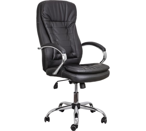 Изображение товара Поворотное кресло AKS Home RICHARD, NEW, CROME черный 70003