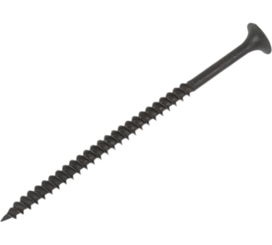 Изображение товара Саморез Качественный КРЕПЕЖ 4.2x70 мм, потай, частая резьба, оксид, 120 шт 0300407 КЧ