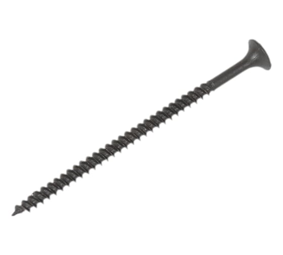 Изображение товара Саморез Качественный КРЕПЕЖ 4.2x64 мм, потай, частая резьба, оксид, 160 шт 0300405 КЧ