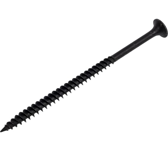 Изображение товара Саморез Качественный КРЕПЕЖ 4.2x76 мм, потай, частая резьба, оксид, 130 шт 0300409 КЧ