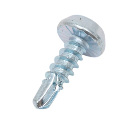 Изображение товара Саморез Качественный КРЕПЕЖ 3.8x11 полуцилиндр, оцинкованный сверло 1000 шт 0500073 КЧ